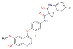 eMolecules​ Synthonix / N-[3-Fluoro-4-[(7-hydroxy-6-methoxy-4-quinolinyl)oxy]phenyl]-N-(4-fluorophenyl)-11-cyclopropanedicarboxamide