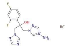 eMolecules​&nbsp;Synthonix / 4-amino-1-(2-(24-difluorophenyl)-2-hydroxy-3-(1H-124-triazol-1-yl)propyl)-1H-124-triazol-4-ium bromide / 500mg / 779537487 / AC78607 /  / 150168-54-0 / [null] / 402.204 / C13H14BrF2N7O