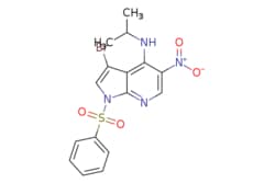 eMolecules​ Synthonix / 1-(benzenesulfonyl)-3-bromo-N-isopropyl-5-nitropyrrolo[23-b]pyridin-4-amine
