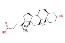 eMolecules​&nbsp;Synthonix / (R)-4-((5S8R9S10S13R14S17R)-1013-dimethyl-3-oxohexadecahydro-1H-cyclopenta[a]phenanthren-17-yl)pentanoic acid / 250mg / 779536969 / AC78049 /  / 19038-19-8 / [null] / 374.565 / C24H38O3