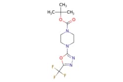 eMolecules​&nbsp;Synthonix / tert-butyl 4-[5-(trifluoromethyl)-134-oxadiazol-2-yl]piperazine-1-carboxylate / 50mg / 779536857 / AC77943 /  / 1632499-07-0 / [null] / 322.288 / C12H17F3N4O3