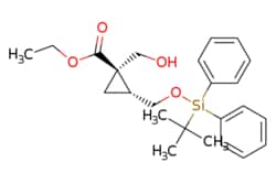 eMolecules​&nbsp;Synthonix / ethyl (1R2R)-2-[(tert-butyldiphenylsilyl)oxy]methyl-1-(hydroxymethyl)cyclopropane-1-carboxylate / 500mg / 779536734 / AC77834 /  / 1428427-13-7 / [null] / 412.601 / C24H32O4Si