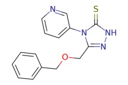 eMolecules​ Synthonix / 24-Dihydro-5-[(phenylmethoxy)methyl]-4-(3-pyridinyl)-3H-124-triazole-3-thione