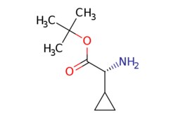 eMolecules​&nbsp;JW PharmLab LLC / (R)-Amino-cyclopropyl-acetic acid tert-butyl ester / 250mg / 773119623 / 15R0918 / 97.000 / 1821828-61-8 / [null] / 171.240 / C9H17NO2