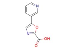 eMolecules​&nbsp;JW PharmLab LLC / 5-Pyridin-3-yl-oxazole-2-carboxylic acid / 500mg / 761737236 / 56R0770 / 97.000 / 857521-74-5 / MFCD07375672 / 190.158 / C9H6N2O3