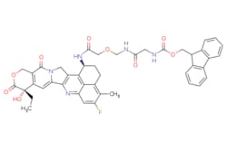 eMolecules​&nbsp;Broadpharm / Exatecan-2-(aminomethoxy)acetamide-Gly-Fmoc / 5mg / 761706898 / BP-29363 / 95.000 / 1599440-09-1 / [null] / 801.828 / C44H40FN5O9