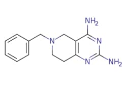 eMolecules​&nbsp;JW PharmLab LLC / 6-Benzyl-5678-tetrahydro-pyrido[43-d]pyrimidine-24-diamine / 50mg / 746318940 / 99R0079 / 96.000 / 61038-32-2 / [null] / 255.325 / C14H17N5