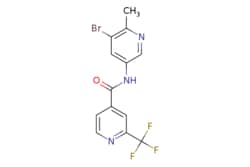 eMolecules​&nbsp;JW PharmLab LLC / N-(5-Bromo-6-methyl-pyridin-3-yl)-2-trifluoromethyl-isonicotinamide / 50mg / 746318672 / 69R1665 / 96.000 / 1886972-98-0 / [null] / 360.134 / C13H9BrF3N3O