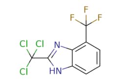 eMolecules​&nbsp;827042-58-0 | 2-Trichloromethyl-4-trifluoromethyl-1H-benzoimidazole | J&W PharmLab LLC303.490 | C9H4Cl3F3N2 | 96.000 | FC(F)(F)c1cccc2[nH]c(nc12)C(Cl)(Cl)Cl | 50mg | 746318257