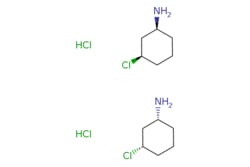 eMolecules​&nbsp;JW PharmLab LLC / cis-3-Chloro-cyclohexylamine hydrochloride / 50mg / 722712385 / 20R2499S / 97.000 / 2885995-14-0 / [null] / 340.150 / C12H26Cl4N2