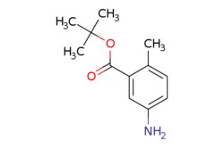 eMolecules​&nbsp;209223-88-1 | 5-Amino-2-methyl-benzoic acid tert-butyl ester | J&W PharmLab LLC | MFCD14622196 | 207.273 | C12H17NO2 | 96.000 | Cc1ccc(N)cc1C(=O)OC(C)(C)C | 1g | 718379781