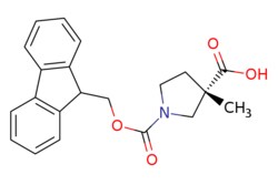 eMolecules​&nbsp;JW PharmLab LLC / (S)-3-Methyl-pyrrolidine-13-dicarboxylic acid 1-(9H-fluoren-9-ylmethyl) ester / 250mg / 718379569 / 75R1254 / 97.000 / 2770896-40-5 / [null] / 351.402 / C21H21NO4