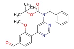 eMolecules​ JW PharmLab LLC / Benzyl-[6-(4-formyl-2-methoxy-phenyl)-pyrimidin-4-yl]-carbamic
