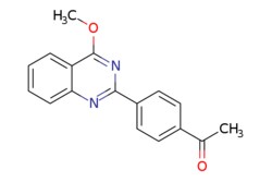eMolecules​&nbsp;JW PharmLab LLC / 1-[4-(4-Methoxy-quinazolin-2-yl)-phenyl]-ethanone / 50mg / 718379442 / 70R0685 / 97.000 / 2816913-09-2 / [null] / 278.311 / C17H14N2O2