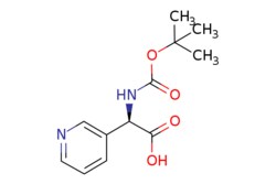 eMolecules​&nbsp;JW PharmLab LLC / (R)-tert-Butoxycarbonylamino-pyridin-3-yl-acetic acid / 1g / 718378494 / 15R1039 / 97.000 / 1240587-63-6 / [null] / 252.270 / C12H16N2O4