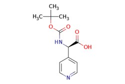 eMolecules​&nbsp;JW PharmLab LLC / (R)-tert-Butoxycarbonylamino-pyridin-4-yl-acetic acid / 1g / 718378492 / 15R1038 / 97.000 / 1228566-18-4 / MFCD07371934 / 252.270 / C12H16N2O4