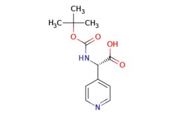 eMolecules​&nbsp;1228568-43-1 | (S)-tert-Butoxycarbonylamino-pyridin-4-yl-acetic acid | J&W PharmLab LLC | MFCD07371935 | 252.270 | C12H16N2O4 | 96.000 | CC(C)(C)OC(=O)N[C@H](C(O)=O)c1ccncc1 | 1g | 718378490