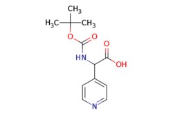 eMolecules​&nbsp;JW PharmLab LLC / tert-Butoxycarbonylamino-pyridin-4-yl-acetic acid / 1g / 718378488 / 15R1036 / 97.000 / 369403-56-5 / MFCD02683170 / 252.270 / C12H16N2O4