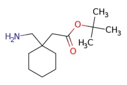 eMolecules​&nbsp;1248385-49-0 | (1-Aminomethyl-cyclohexyl)-acetic acid tert-butyl ester | J&W PharmLab LLC | MFCD16070851 | 227.348 | C13H25NO2 | 96.000 | CC(C)(C)OC(=O)CC1(CN)CCCCC1 | 500mg | 718378448