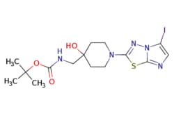 eMolecules​ AstaTech / TERT-BUTYL ((4-HYDROXY-1-(5-IODOIMIDAZO[21-B][134]THIADIAZOL-2-YL)PIPERIDIN-4-YL)METHYL)CARBAMATE