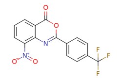 eMolecules​&nbsp;JW PharmLab LLC / 8-Nitro-2-(4-trifluoromethyl-phenyl)-benzo[d][13]oxazin-4-one / 50mg / 716241583 / 05R1255 / 97.000 / 2803467-42-5 / [null] / 336.226 / C15H7F3N2O4