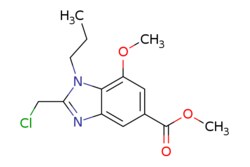 eMolecules​&nbsp;JW PharmLab LLC / 2-Chloromethyl-7-methoxy-1-propyl-1H-benzoimidazole-5-carboxylic acid methyl ester / 25mg / 713381637 / 30R0059 / 96.000 / 2803465-18-9 / [null] / 296.750 / C14H17ClN2O3