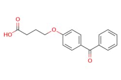 eMolecules​&nbsp;ChemScene / 4-(4-Benzoylphenoxy)butanoic acid / 100mg / 712788635 / CS-0435140 / 0.000 / 604809-70-3 / [null] / 284.311 / C17H16O4