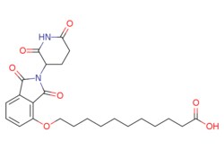 eMolecules​&nbsp;Medchem Express / Thalidomide-4-O-C10-COOH / 25mg / 705860669 / HY-132858 /  / 2379870-45-6 / [null] / 458.511 / C24H30N2O7