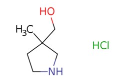 eMolecules​&nbsp;JW PharmLab LLC / (3-Methyl-pyrrolidin-3-yl)-methanol hydrochloride / 500mg / 705609205 / 75R1225S / 97.000 / 1354792-84-9 / MFCD27997431 / 151.630 / C6H14ClNO