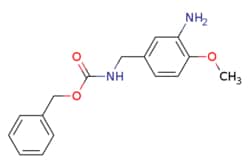 eMolecules​&nbsp;JW PharmLab LLC / (3-Amino-4-methoxy-benzyl)-carbamic acid benzyl ester / 500mg / 699865986 / 20R2429 / 98.000 / 2410792-35-5 / [null] / 286.331 / C16H18N2O3