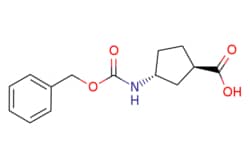 eMolecules​&nbsp;JW PharmLab LLC / (1R3R)-3-Benzyloxycarbonylamino-cyclopentanecarboxylic acid / 500mg / 699865727 / 15R0970 / 97.000 / 180323-35-7 / [null] / 263.293 / C14H17NO4