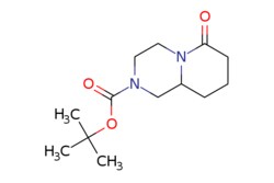 eMolecules​&nbsp;2412857-47-5 | 6-Oxo-octahydro-pyrido[1,2-a]pyrazine-2-carboxylic acid tert-butyl ester | J&W PharmLab LLC254.330 | C13H22N2O3 | 96.000 | CC(C)(C)OC(=O)N1CCN2C(CCCC2=O)C1 | 250mg | 697513976