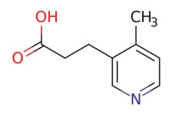 eMolecules​&nbsp;JW PharmLab LLC / 3-(4-Methyl-pyridin-3-yl)-propionic acid / 500mg / 689217043 / 69R1575 / 97.000 / 129483-51-8 / MFCD18259933 / 165.192 / C9H11NO2