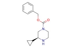 eMolecules​&nbsp;JW PharmLab LLC / (S)-3-Cyclopropyl-piperazine-1-carboxylic acid benzyl ester / 250mg / 689216857 / 65R0758 / 97.000 / 2885995-38-8 / [null] / 260.337 / C15H20N2O2