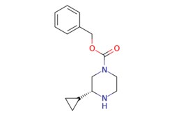 eMolecules​&nbsp;JW PharmLab LLC / (R)-3-Cyclopropyl-piperazine-1-carboxylic acid benzyl ester / 250mg / 689216853 / 65R0757 / 97.000 / 2885995-37-7 / [null] / 260.337 / C15H20N2O2