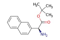 eMolecules​&nbsp;2350286-66-5 | (S)-Amino-naphthalen-2-yl-acetic acid tert-butyl ester | J&W PharmLab LLC257.333 | C16H19NO2 | 96.000 | CC(C)(C)OC(=O)[C@@H](N)c1ccc2ccccc2c1 | 250mg | 686919574