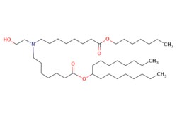 eMolecules​&nbsp;BP Lipid 125 | Broadpharm |668.101 | C41H81NO5 | 98.000 | CCCCCCCCC(CCCCCCCC)OC(=O)CCCCCCN(CCO)CCCCCCCC(=O)OCCCCCCC | 50mg | 672542499