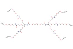 eMolecules​&nbsp;Broadpharm / PEG3-bis(Amino-Tri-(Propargyl-PEG2-ethoxymethyl)-methane) / 50mg / 672542375 / BP-25649 / 98.000 /  / [null] / 1639.893 / C78H126N8O29