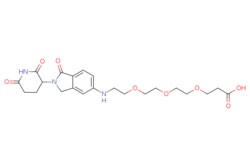 eMolecules​&nbsp;Medchem Express / Glutarimide-Isoindolinone-NH-PEG3-COOH / 50mg / 649808979 / HY-138791 /  / 2803819-65-8 / [null] / 463.487 / C22H29N3O8