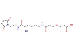 eMolecules​&nbsp;Broadpharm / N-(PEG1-acid)-L-Lysine-amido-Mal TFA salt / 100mg / 649280889 / BP-25721 / 98.000 / 2698339-21-6 / [null] / 412.443 / C18H28N4O7