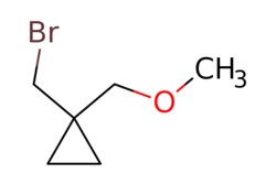 eMolecules​&nbsp;AstaTech / 1-(BROMOMETHYL)-1-(METHOXYMETHYL)CYCLOPROPANE / 0.1g / 648576387 / AT29671 / 95.000 / 338445-07-1 / MFCD21122166 / 179.057 / C6H11BrO