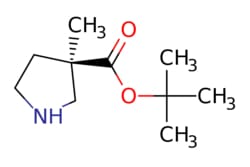 eMolecules​&nbsp;JW PharmLab LLC / (R)-3-Methyl-pyrrolidine-3-carboxylic acid tert-butyl ester / 500mg / 628867976 / 75R1205 / 97.000 / 1807340-05-1 / [null] / 185.267 / C10H19NO2