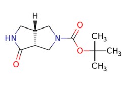 eMolecules​&nbsp;1932337-40-0 | TERT-BUTYL (3AR,6AR)-4-OXOHEXAHYDROPYRROLO[3,4-C]PYRROLE-2(1H)-CARBOXYLATE | AstaTech | MFCD12198657 | 226.276 | C11H18N2O3 | 95.000 | CC(C)(C)OC(=O)N1C[C@H]2CNC(=O)[C@H]2C1 | 0.25g | 628839854