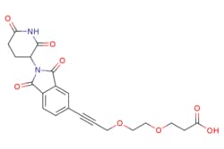 eMolecules​&nbsp;Medchem Express / Thalidomide-Propargyne-PEG2-COOH / 50mg / 626717252 / HY-138777 /  / 2797619-65-7 / [null] / 428.397 / C21H20N2O8