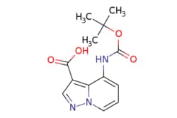 eMolecules​&nbsp;JW PharmLab LLC / 4-tert-Butoxycarbonylamino-pyrazolo[15-a]pyridine-3-carboxylic acid / 100mg / 624168127 / 68R0440 / 96.000 / 1303968-45-7 / MFCD18914375 / 277.280 / C13H15N3O4