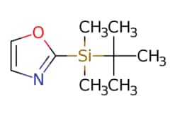 eMolecules​&nbsp;JW PharmLab LLC / 2-(tert-Butyl-dimethyl-silanyl)-oxazole / 500mg / 624167971 / 56R0719 / 96.000 / 303981-31-9 / [null] / 183.326 / C9H17NOSi
