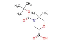 eMolecules​&nbsp;AstaTech / (2S)-4-(TERT-BUTOXYCARBONYL)-55-DIMETHYLMORPHOLINE-2-CARBOXYLIC ACID / 0.25g / 601098983 / AT27789 / 95.000 / 2761094-15-7 / [null] / 259.302 / C12H21NO5