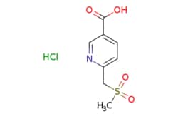 eMolecules​&nbsp;AstaTech / 6-((METHYLSULFONYL)METHYL)NICOTINIC ACID HCL / 0.1g / 587289097 / W10808 / 95.000 / 597562-49-7 / MFCD28991809 / 251.680 / C8H10ClNO4S
