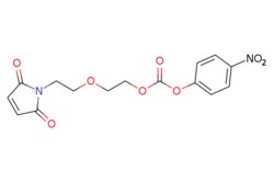 eMolecules​&nbsp;Broadpharm / Mal-PEG1-PNP-carbonate / 100mg / 573896599 / BP-24465 / 98.000 / 1345681-74-4 / [null] / 350.283 / C15H14N2O8