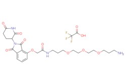 eMolecules​&nbsp;ChemScene / Thalidomide-O-amido-C3-PEG3-C1-NH2 / 25mg / 572198149 / CS-0138144 / 0.000 / 1799711-29-7 / [null] / 648.589 / C27H35F3N4O11